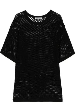 WoodWood Playera tejida con cuello redondo
