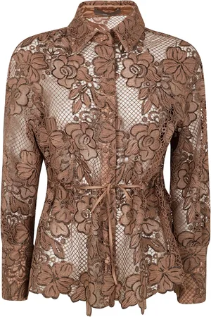 D.EXTERIOR Camisa de encaje