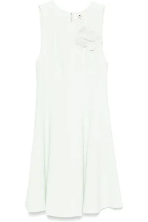 Elisabetta Franchi Vestido corto con aplique floral