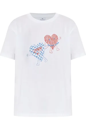 Paul Smith Playera con corazón estampado