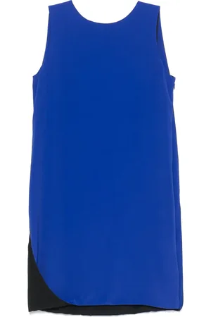 Msgm Vestido corto con diseño bicolor