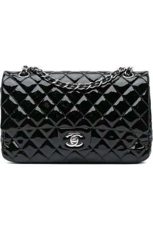 CHANEL Bolsa de hombro Medium Classic Patent Double Flap 2010-2011
