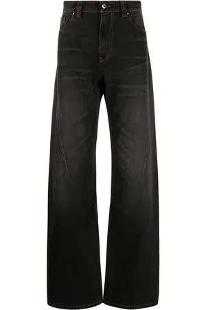 Y / PROJECT Jeans rectos con logo bordado
