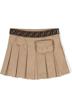 Fendi Falda con motivo FF