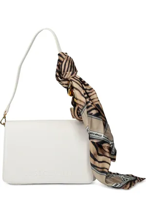 Roberto Cavalli Bolsa de hombro con logo en relieve