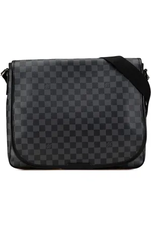 LOUIS VUITTON Bolsa crossbody Damier Graphite Daniel MM 2008