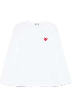 Comme des Garçons Playera con parche de corazón