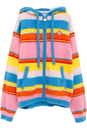 Casablanca Hoodie con motivo de rayas