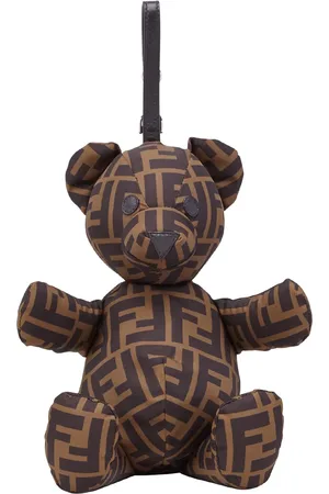 Fendi Accesorio para bolsa en forma de oso con estampado del logo FF