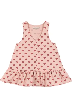 Konges Sløjd Vestido con corazones estampados