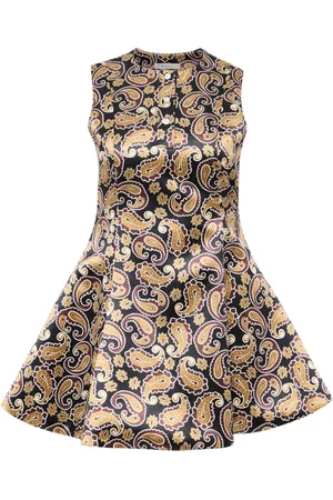 J.W.Anderson Vestido corto con estampado de cachemira