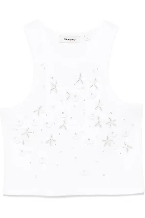Sandro Camiseta con detalle de lentejuelas