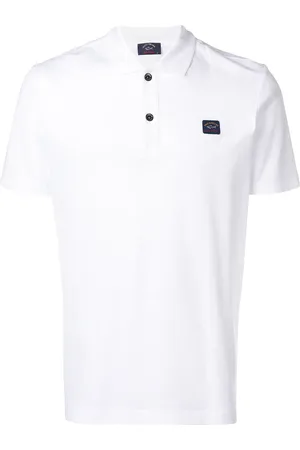 Paul & Shark Playera tipo polo con parche del logo