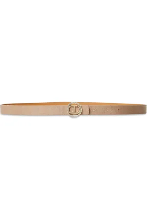 Twin-Set Cinturón con efecto de piel de lagarto