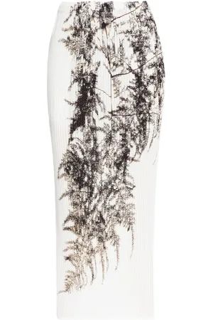 Issey Miyake Falda larga Pressed Flora