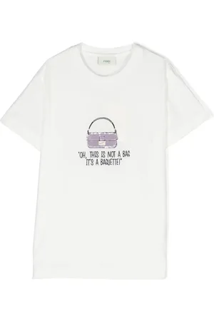 Fendi Playera con motivo bordado