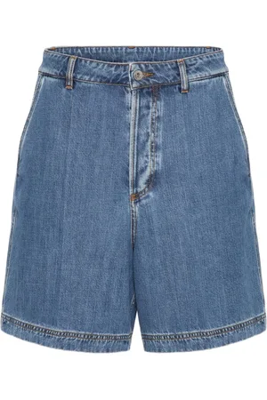 VALENTINO GARAVANI Shorts de mezclilla con detalle VGold