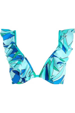 Vilebrequin Top de bikini con motivo abstracto