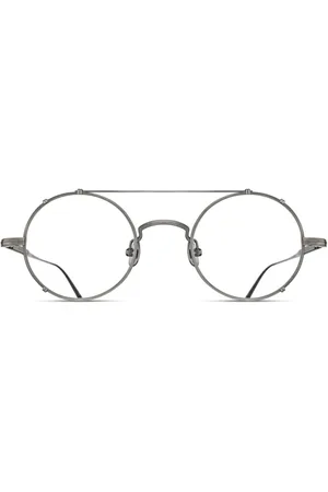 MATSUDA Lentes redondas con doble puente
