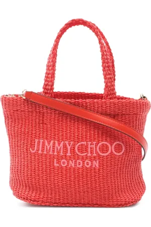 Jimmy Choo Bolsa de mano con logo bordado 2010