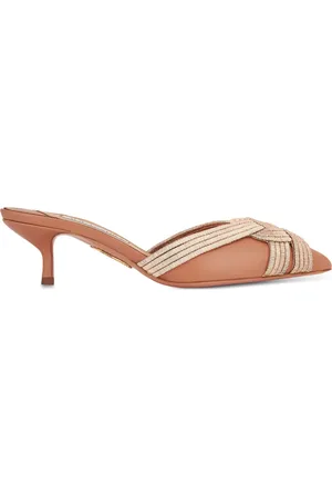 Aquazzura Mules Felix con tacón de 50mm