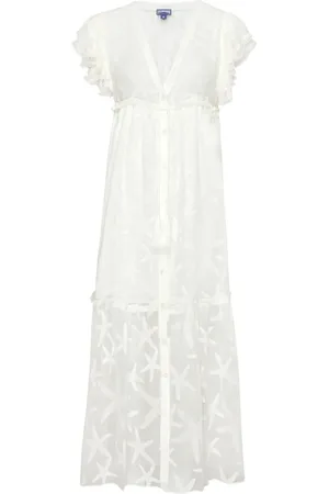 Vilebrequin Vestido midi de seda