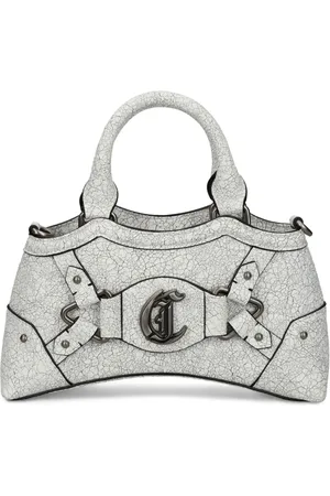 Roberto Cavalli Bolsa crossbody con placa del logo