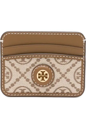 Tory Burch Tarjetero con monograma T