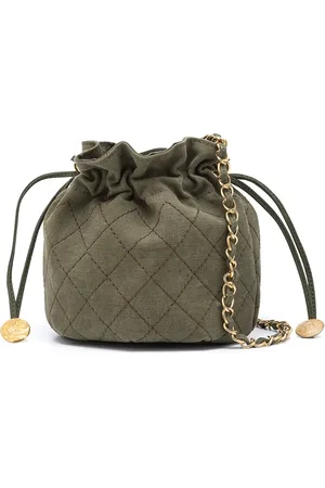 READYMADE Bolsa bucket con costura a rombos mini