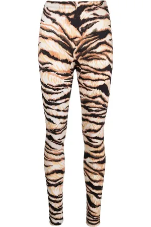 Roberto Cavalli Leggins con tigres estampados