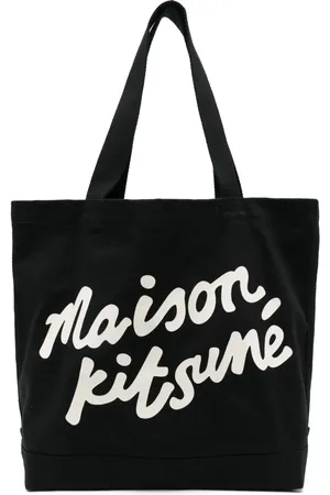 Maison Kitsuné Tote con logo estampado