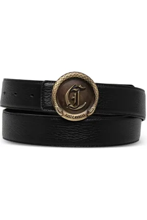 Roberto Cavalli Cinturón con logo en la hebilla