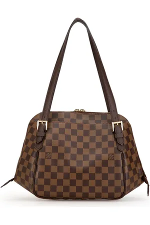 LOUIS VUITTON Bolsa de hombro Damier Ebene Belem MM 2004