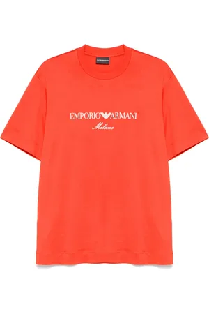 Emporio Armani Playera con logo bordado