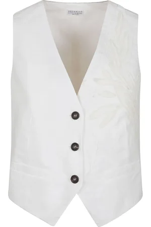 Brunello Cucinelli Chaleco bordado