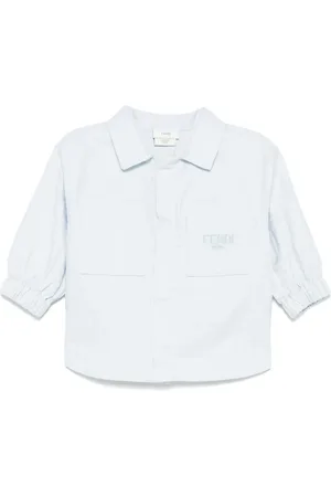 Fendi Chamarra con logo FF en jacquard