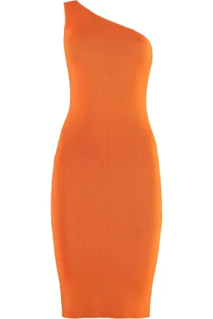 YVES SALOMON Vestido con hombro descubierto