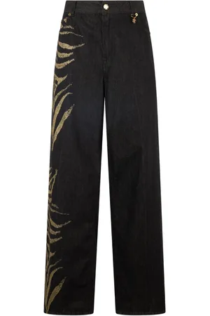 Roberto Cavalli Jeans con estampado de cebra
