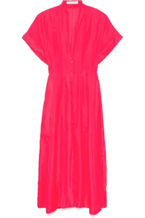 Serafini Vestido midi de seda