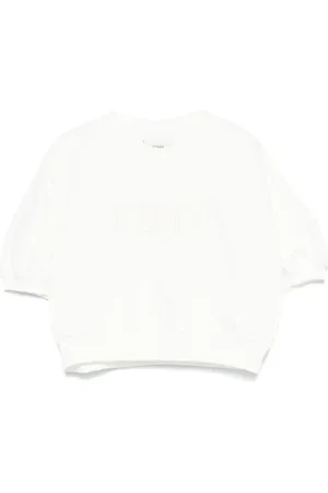 Fendi Top con logo bordado