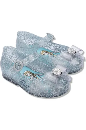 Melissa Flats fruncidas con estampado Elsa