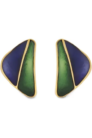 Susan Caplan Aretes esmaltados 1980