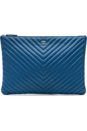 CHANEL Bolsa de mano Large CC Chevron Caviar O Case 2017-2018