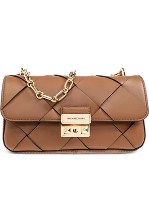 Michael Kors Bolsa de hombro de cuero