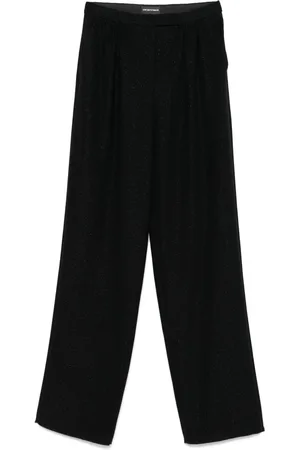 Emporio Armani Pantalones con efecto metalizado