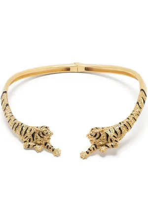 Roberto Cavalli Gargantilla con dije de tigre