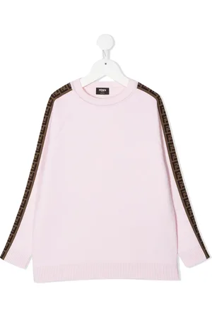 Fendi Suéter con ribetes FF