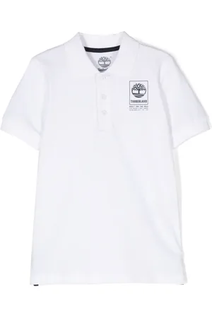 Timberland Playera tipo polo con logo estampado