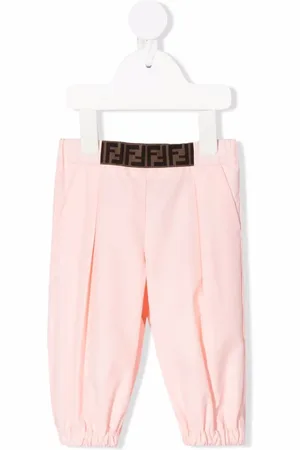 Fendi Pantalones con logo en la pretina