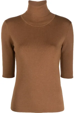 Filippa K Top tejido con cuello vuelto